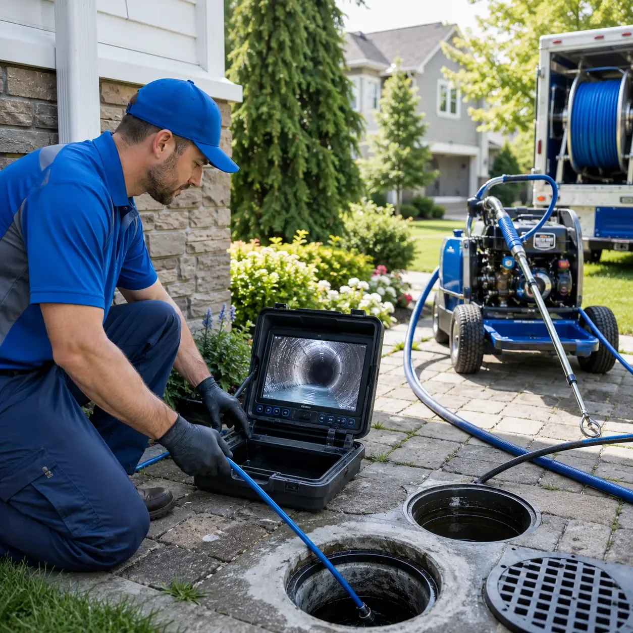 Outdoor drain cleaning professionals serving Palmetto, GA